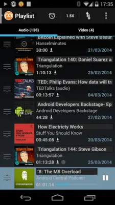 Podcast Addict android App screenshot 4